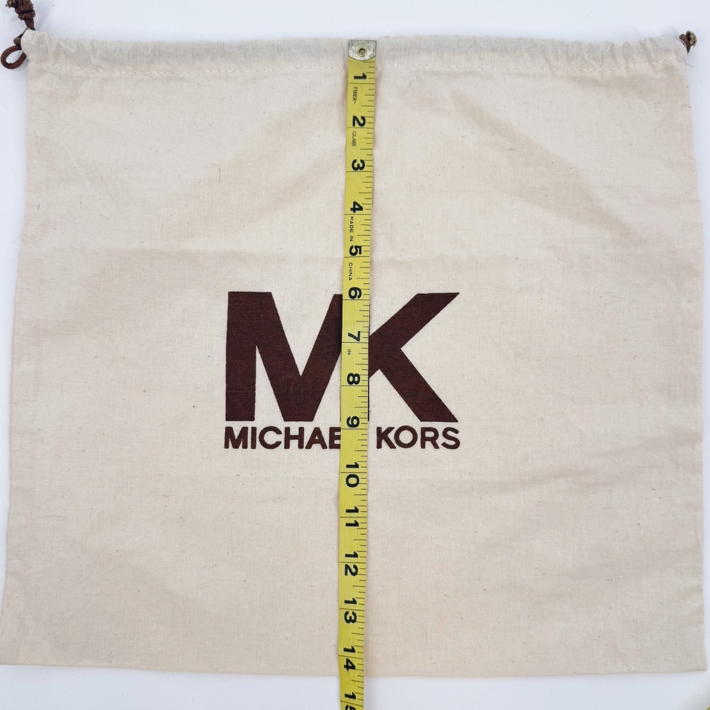 MK Michael Kors Cream Drawstring Dust Bag 14x16 - Picture 3 of 5